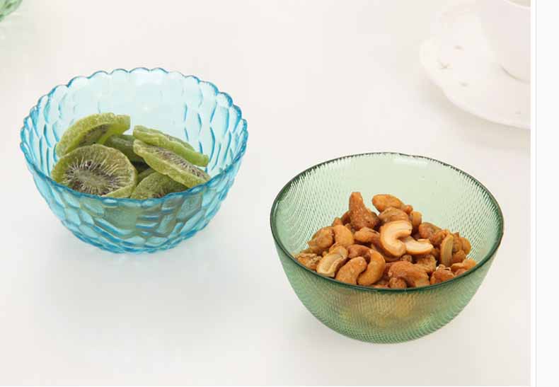 coloured glass bowls