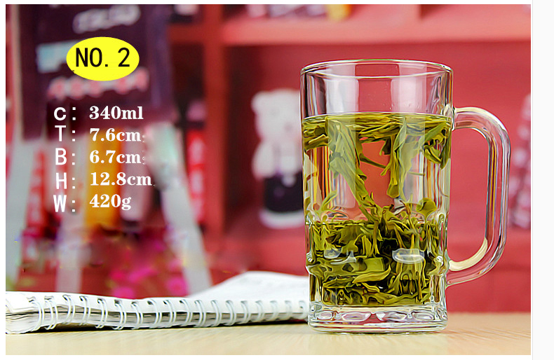 thickened glass beer mugs