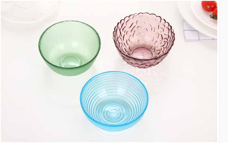 coloured glass bowls