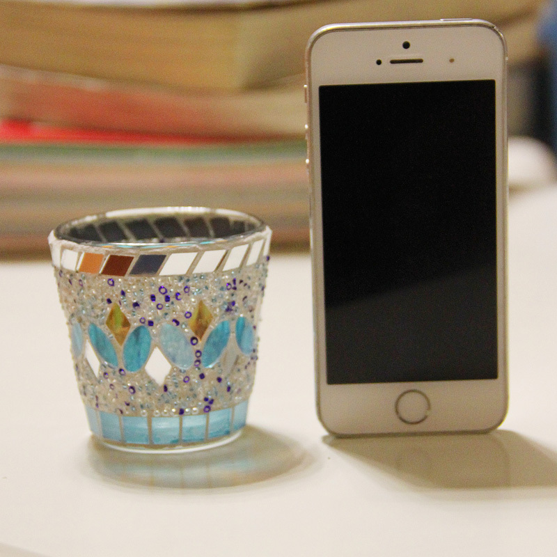 mosaic votive candle holders