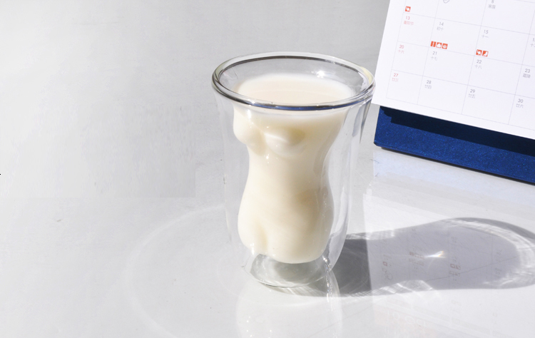 China hot exporter tumbler cups double walled glass mug cheap glass cups milk cup beer glass cups