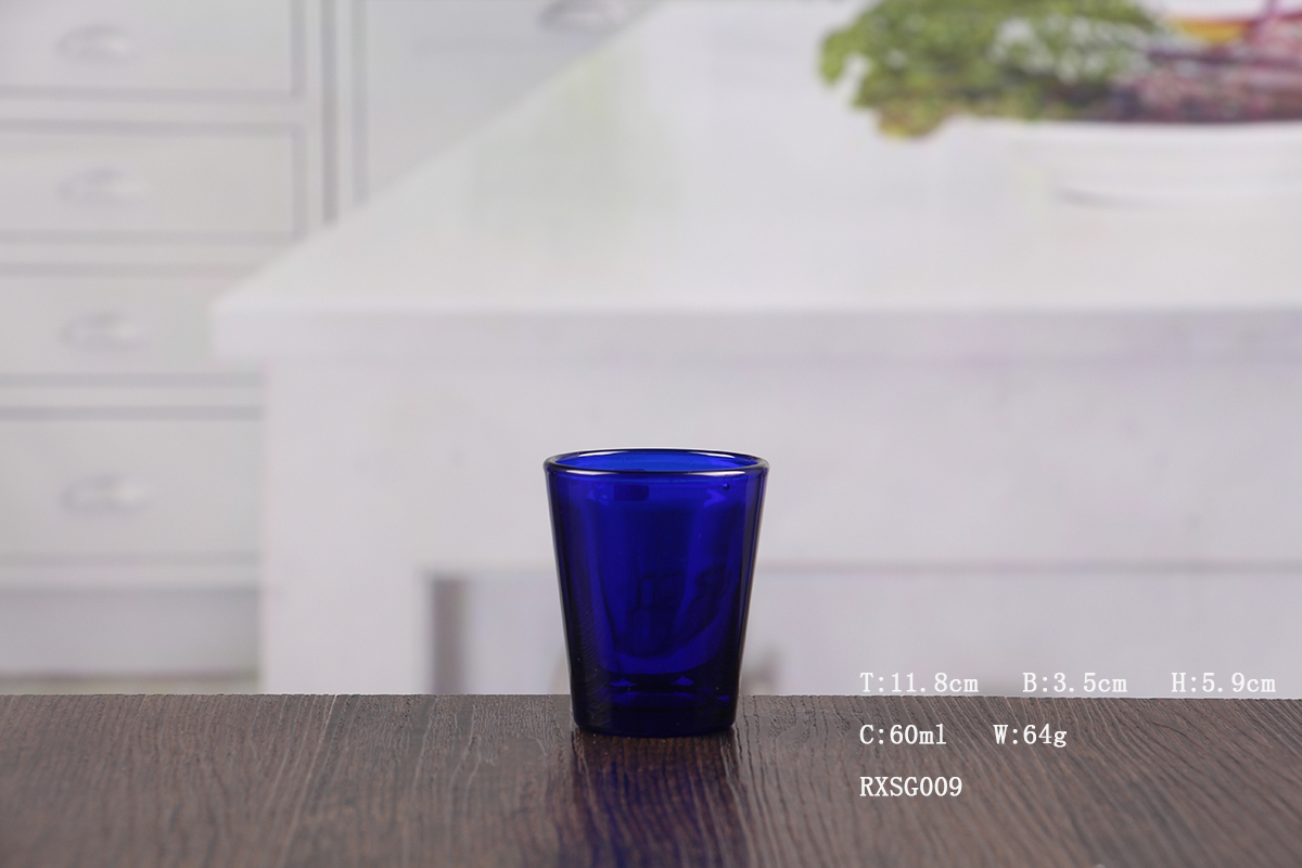 Blue Personalized Shot Glasses