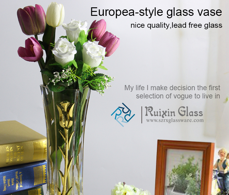 New mercury glass vases and tulip electroplating glass vase