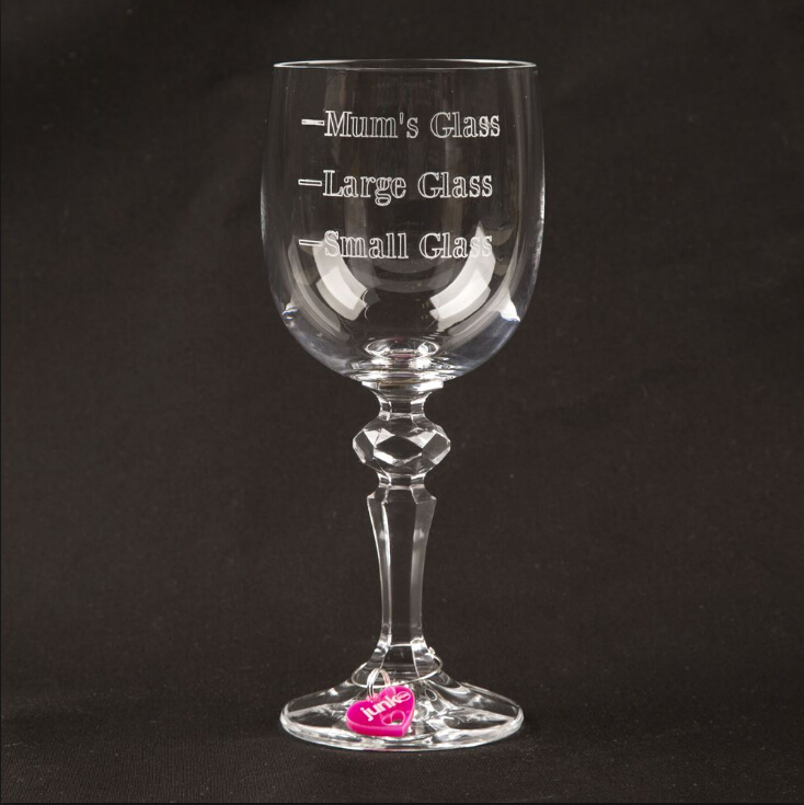 Decal Glass Goblets