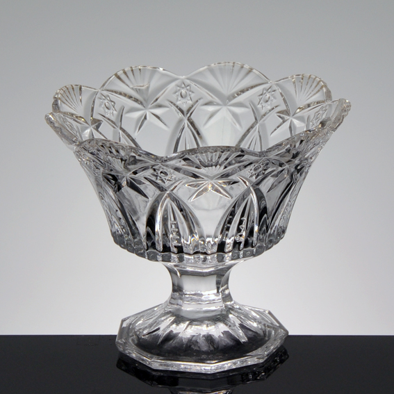 Unique personalized Ice cream glass bowl glass cup set clear glass cups wholesaler