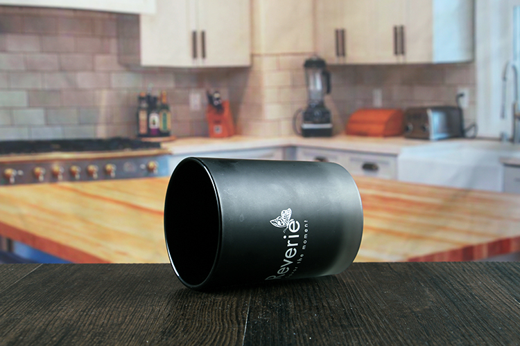 Black candle holders