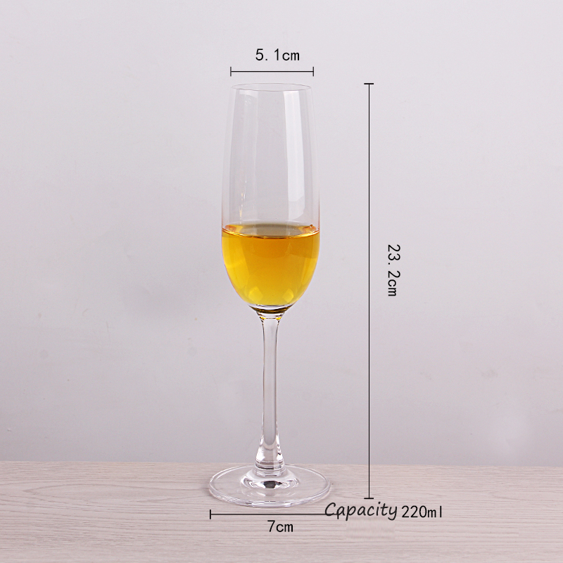 modern champagne flutes
