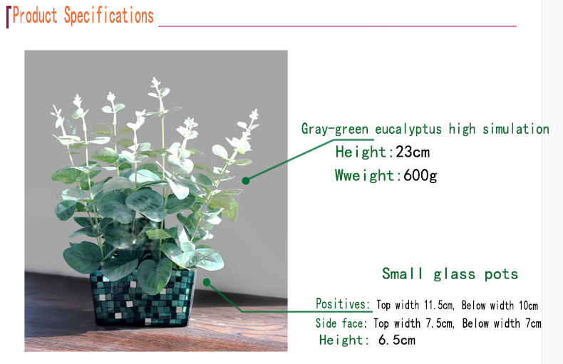 mosaic glass flower pot