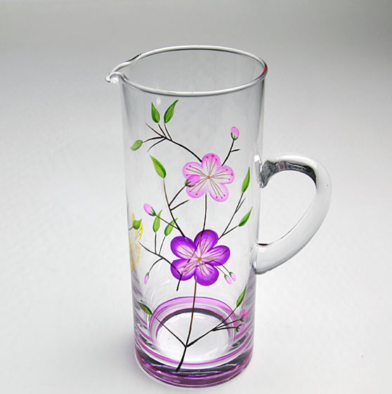 christmas wine glasses hand painted