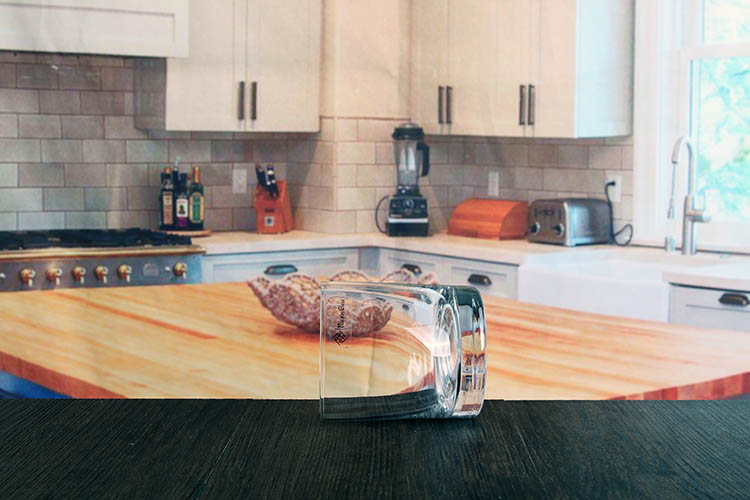 monogram whiskey glasses