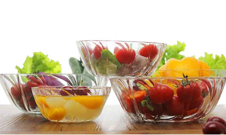 glass dessert bowl