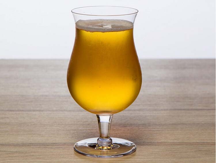 tulip shaped glasses