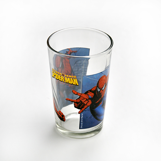 hand painted glass cup