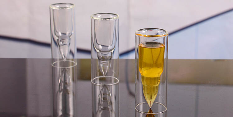 Bullet shot glass