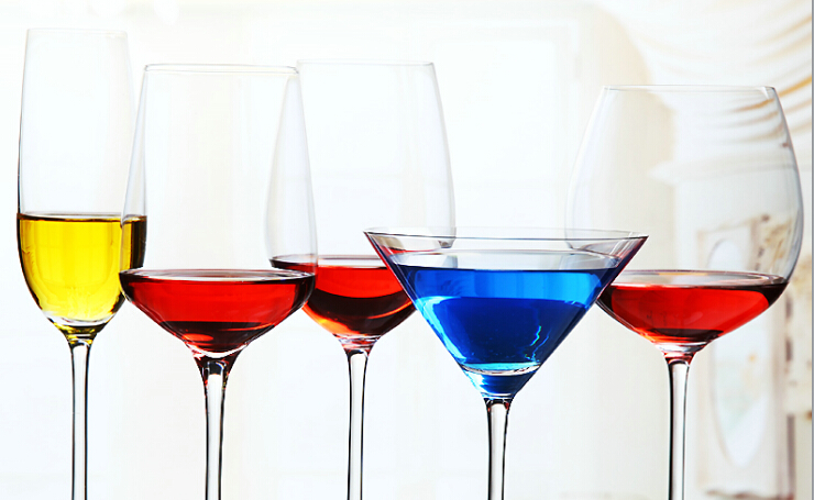 Lead-free crystal red wine glass factory hit the price of luck - [Ruixin glass]