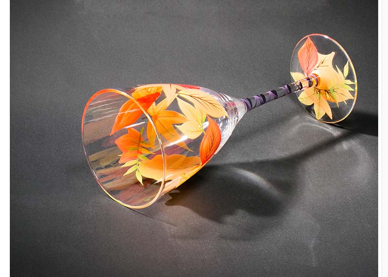 customized painted wine glasses