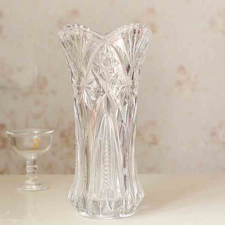 clear glass vases