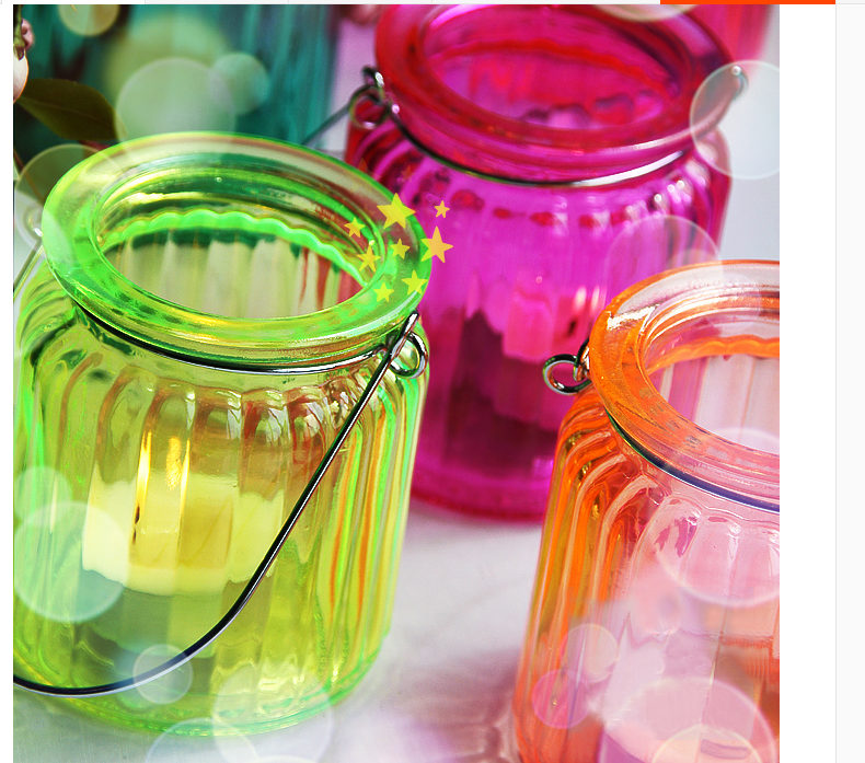 rustic candle holders