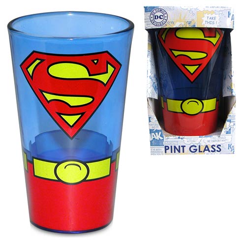 Sur le verre imprimé avec un surhomme