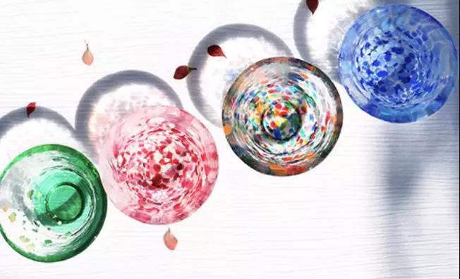 Mooie glazen zijn allemaal "uitgeblazen"