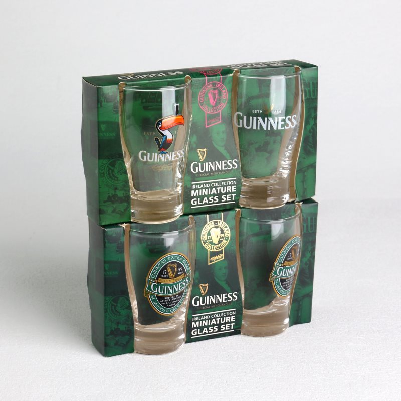 Verres à shot de 1,5 oz, 50 ml, 3 oz, tasses en verre à liqueur de whisky avec décalcomanie dorée