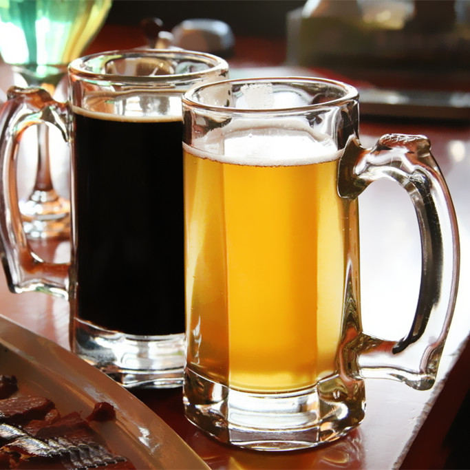 1000ml большая емкость стекла пивные кружки с поставщиком