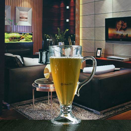 270 ml Unieke ronde biermok basis met handgreep leverancier