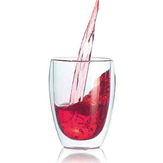 300ML double wall glass tea cups manufacturer