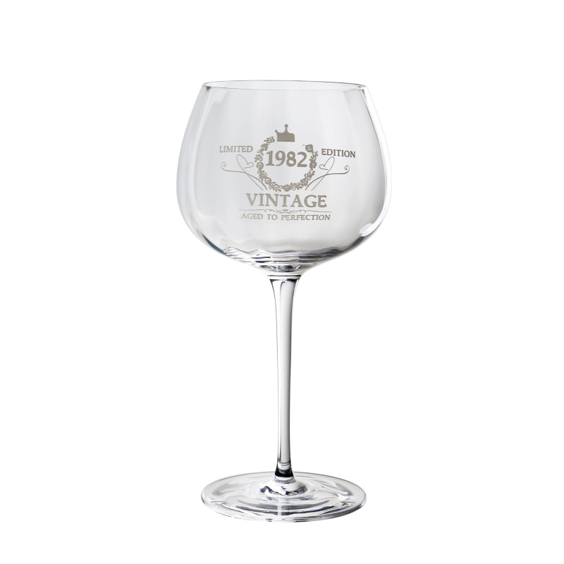 455 ml de logotipo personalizado sem chumbo com nervuras de cristal com esterelas de casamento de casamento de vinho tônico tonic tonic tonic copa de vino