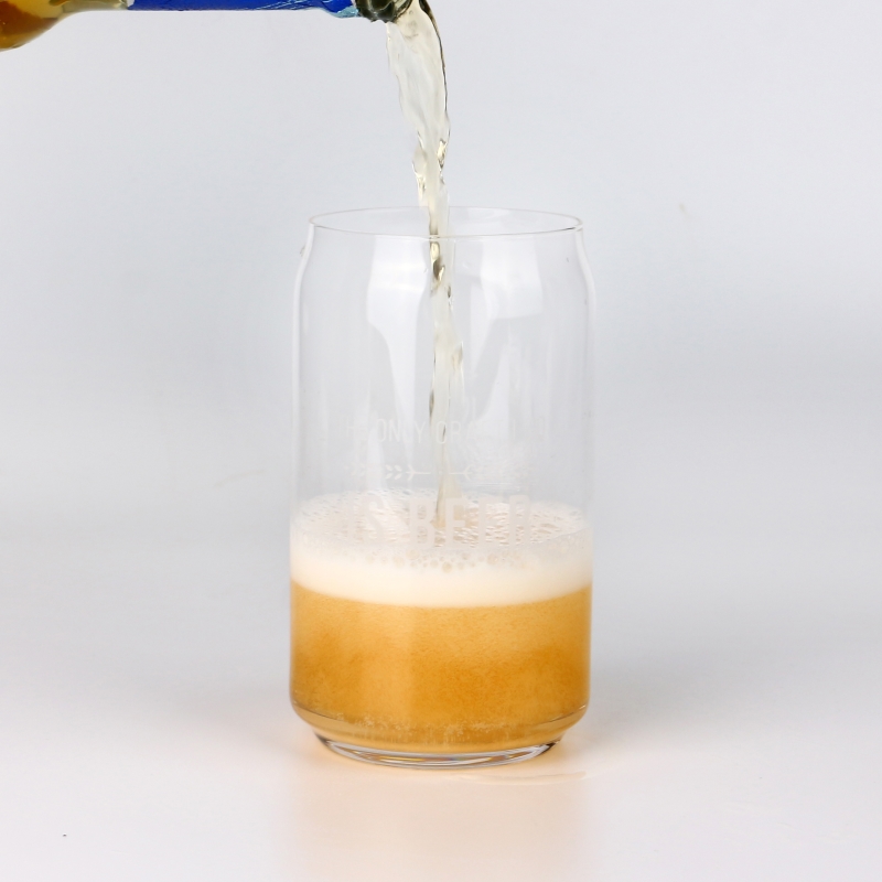 Amazon Hot Selling Beer Can Shaped Glasses Cup 16oz In Stock