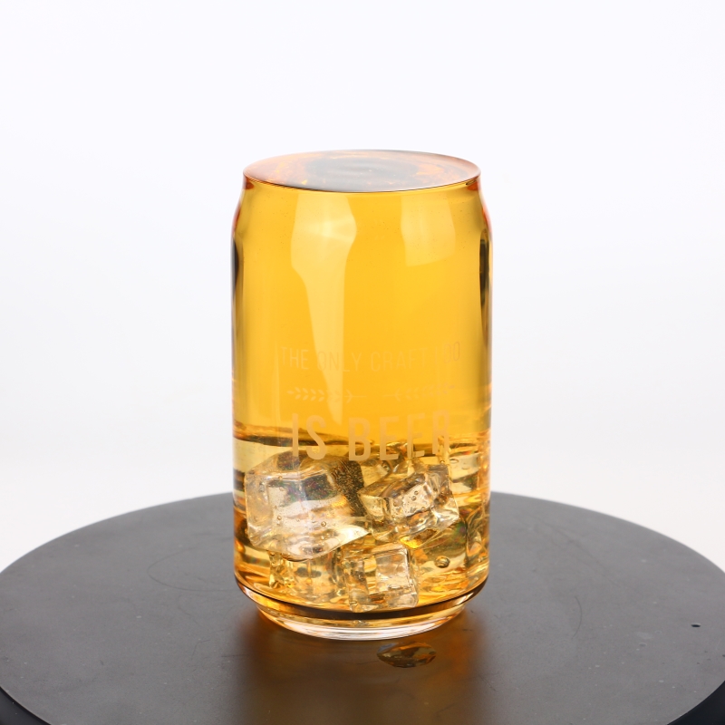 Amazon Hot Selling Beer Can Shaped Glasses Cup 16oz In Stock
