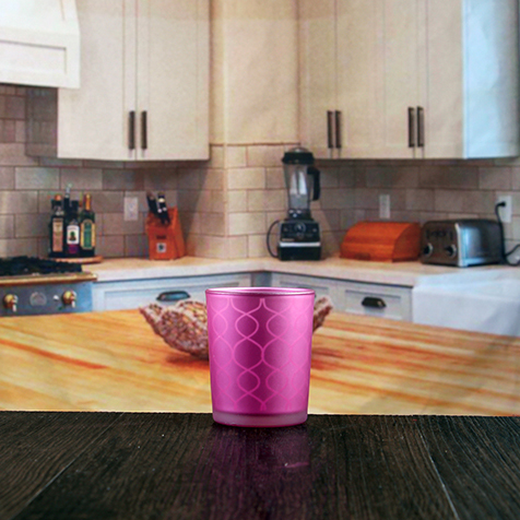 Дешевые фиолетовый подсвечники в небольших свечу чашки настраиваемый оптом