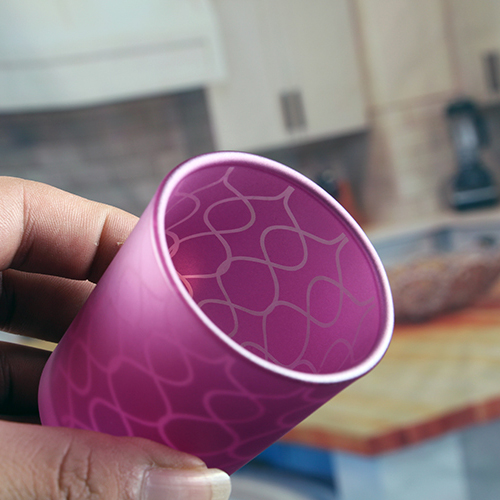 Cheap purple candle holders small candle cups custom wholesale