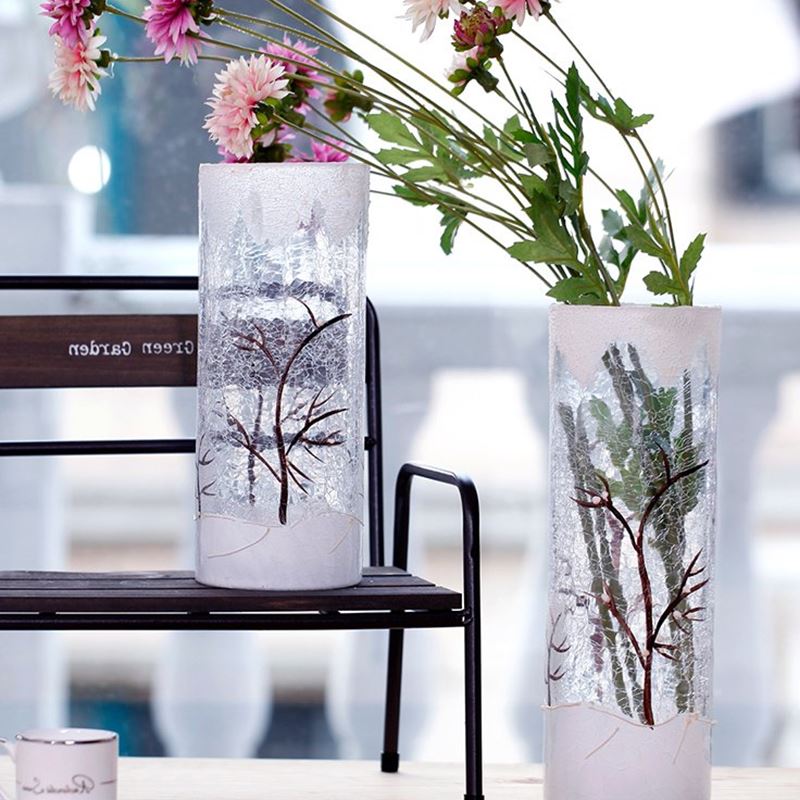 China colored glass vases manufacturer glass floor vase and yellow glass vase wholesale