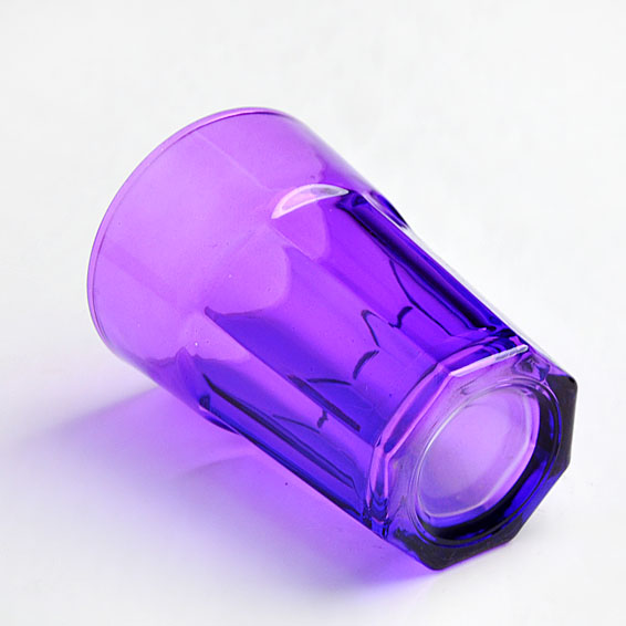 China neues Spritzen Farbe Glas Tasse Becher farbigen trinkende Gläser Lieferanten