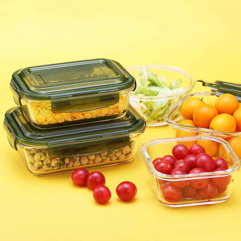 الصين وعاء زجاجي مستطيل المورد عاء الجملة الزجاج