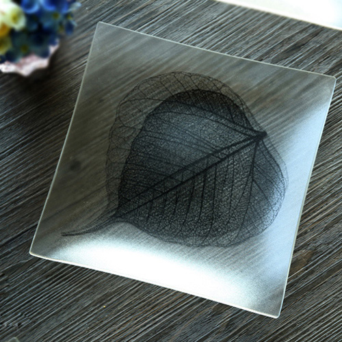 Chine populaire restaurant verre trempé assiette gros