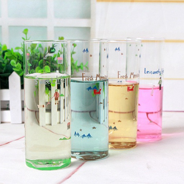 Colored drinking glasses factory green wine glasses wholesale