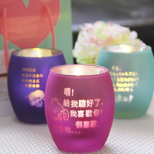 Custom lettering colorful candle holders factory multiple candle holder wholesale