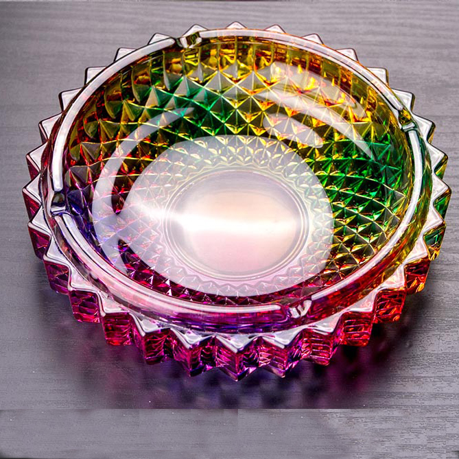 Mode beau cristal cendrier en verre gros