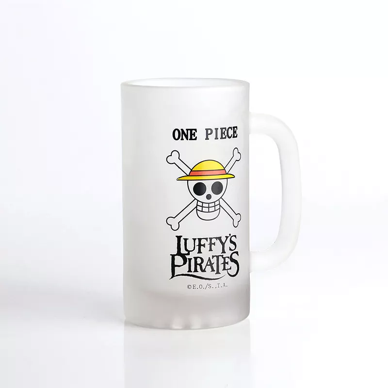 Frosted blank 16 oz 13oz sublimation glass beer mug with logo