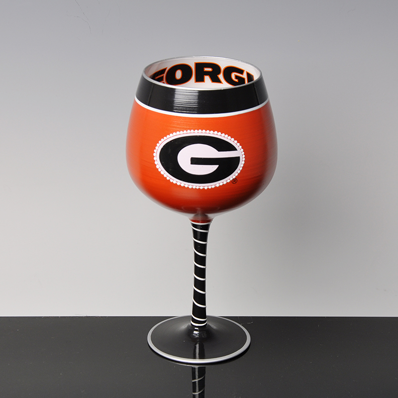 New design hand painted glass,hand painted wine glasses,decorated wine glasses suppliers