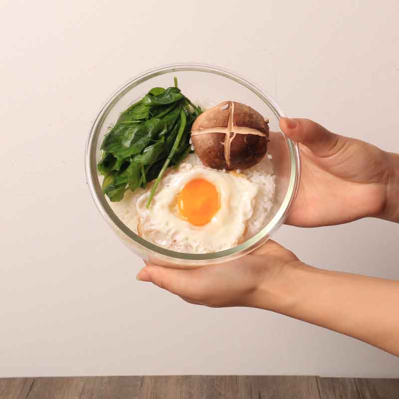 Runde und quadratische Glasschälchen Lieferant