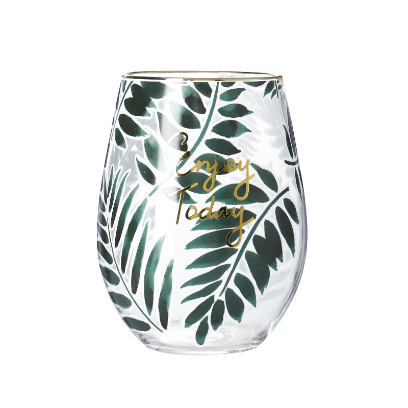 Gold Fancy Fancyless Wine Cup Copos Golas de champanhe com aro de ouro com aro dourado conjunto de 6 caixas