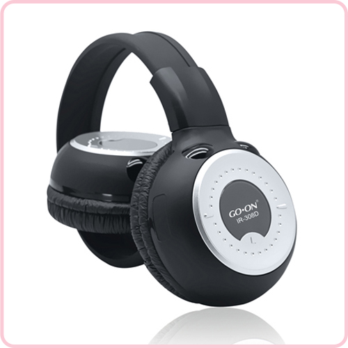 IR-308D Dual Channel Infrared Foldable Coreless Headphone