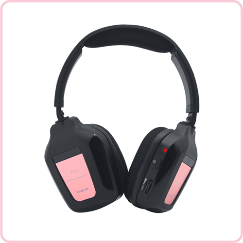 Ir professionnel casque sans fil IR-606 pour utilisation de la voiture