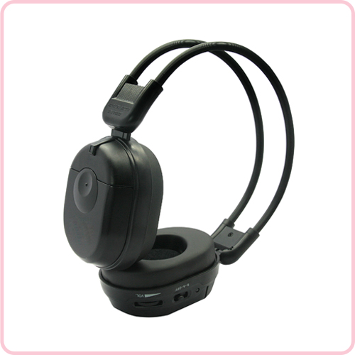 RF-306 UHF/RF-hoofdtelefoon draadloos met dubbele kanaal voor auto