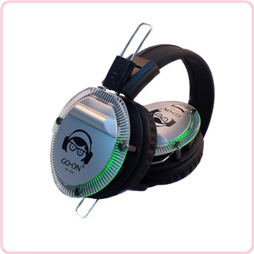 RF-409 2017 nuovo design Silent Disco cuffia con incandescente luci a LED