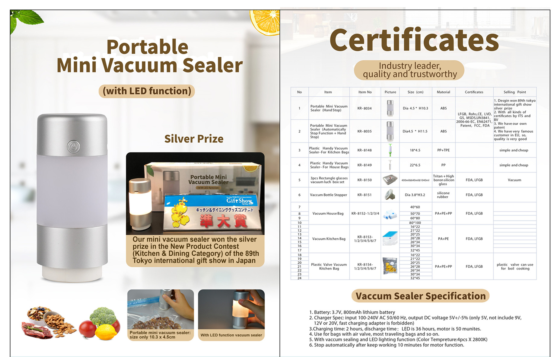 K-Ring's booth number N6819 - The Inspired Home Show,McCormick Place, Chicago, IL, March 5-7, 20