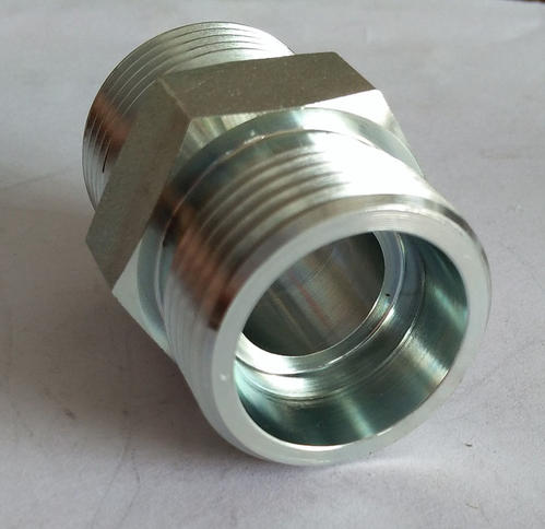 1C straight metric thread bite type tube fittings